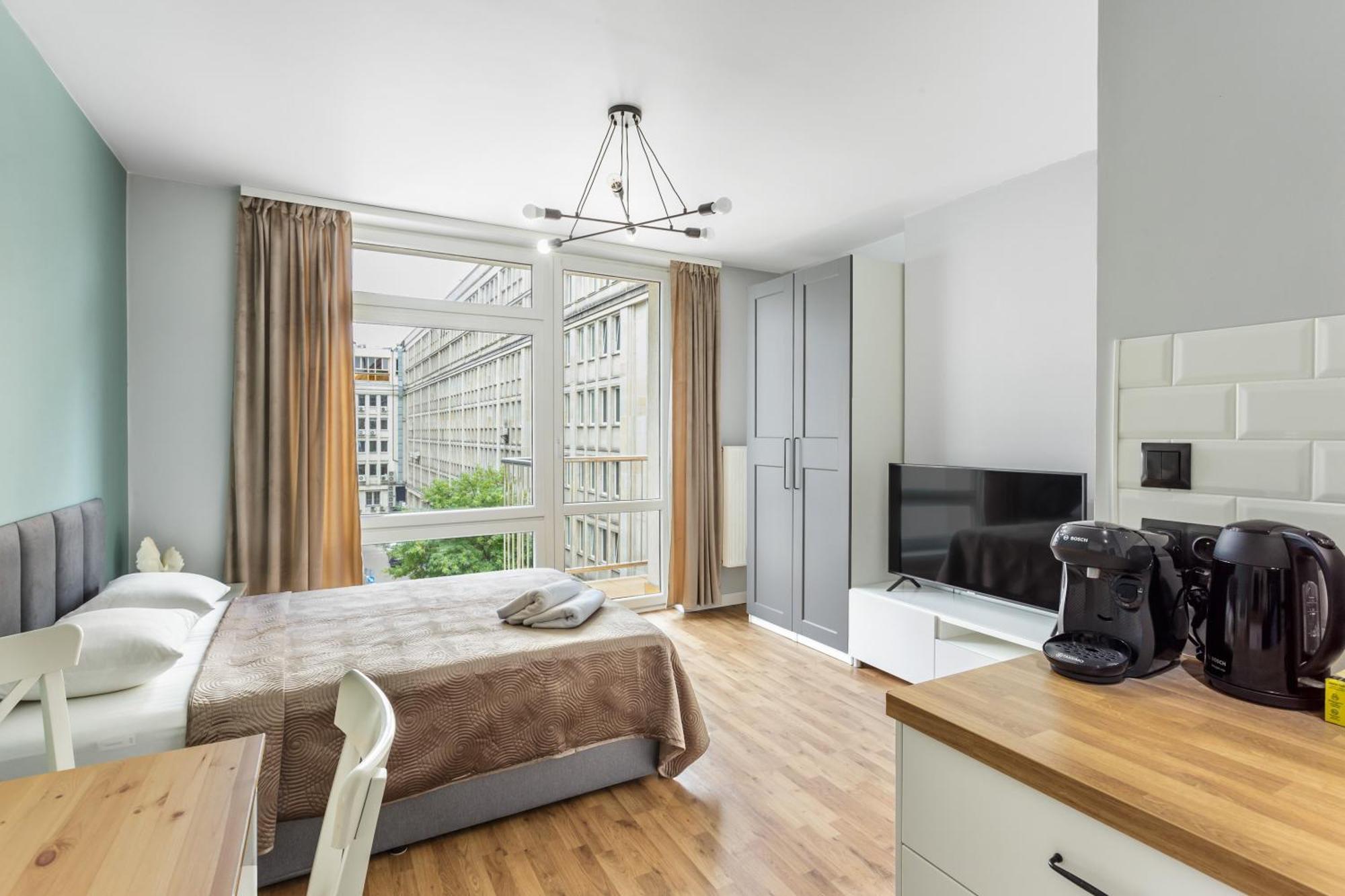 Charming Apartment In The City Center 바르샤바 외부 사진